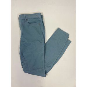 Women's LOFT Blue Jeggings with Zipper Detail